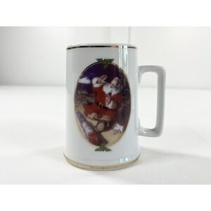 Vintage‎ 1996 Coca Cola Santa Christmas Mug Collectors Edition Haddon Sundblom